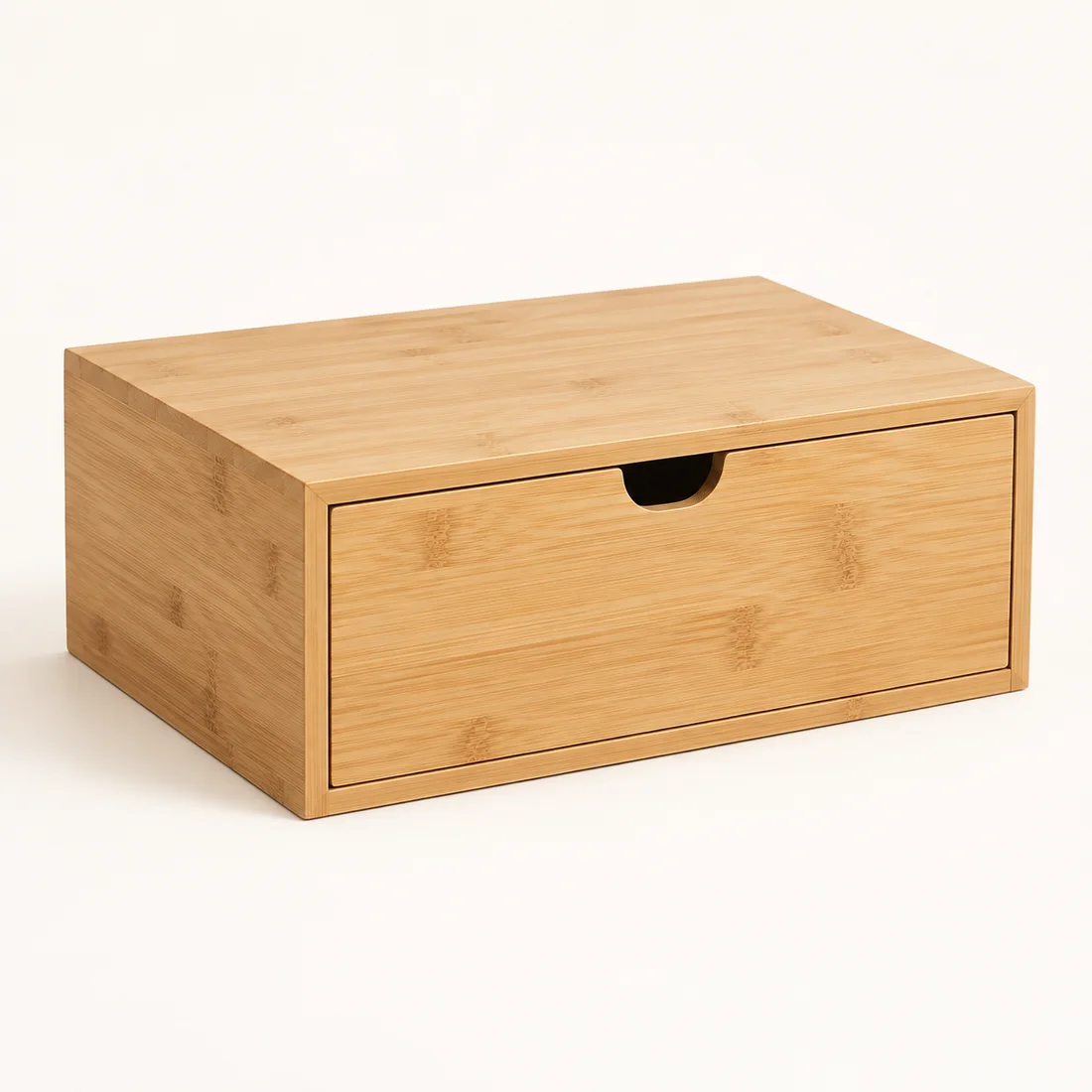 Slide Desktop Drawer in Natural bamboo
