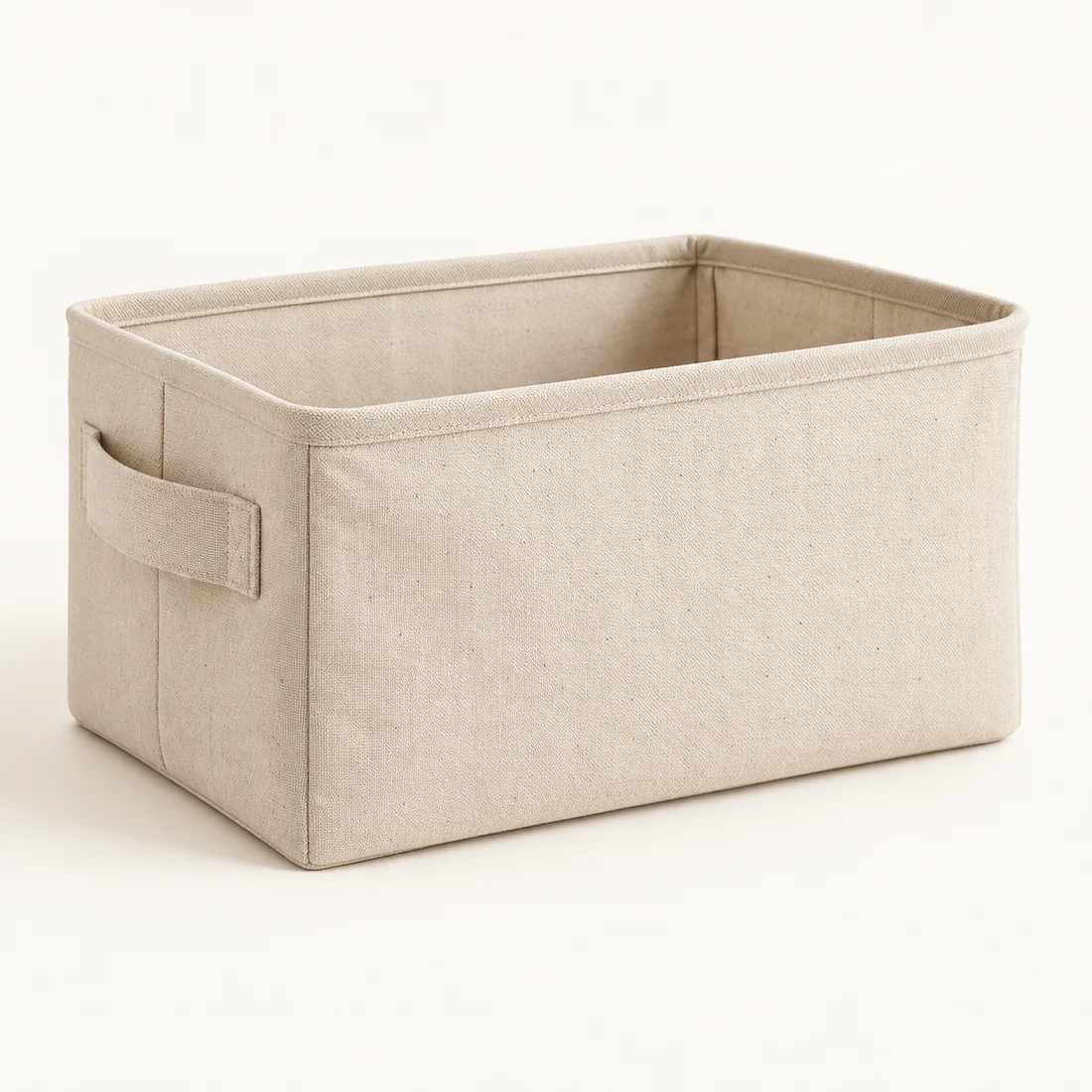 Fold Fabric Storage Bin in Oat